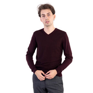 NETWORK BROWN V-NECK | MENS SIZE S